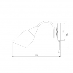 Бра Eurosvet 30149/1 хром