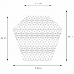 Потолочный светильник Lucide Rosalind 03134/01/62