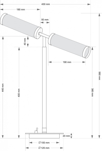 Настольный светильник KUTEK SALETTO SAL-LG-2(Z)