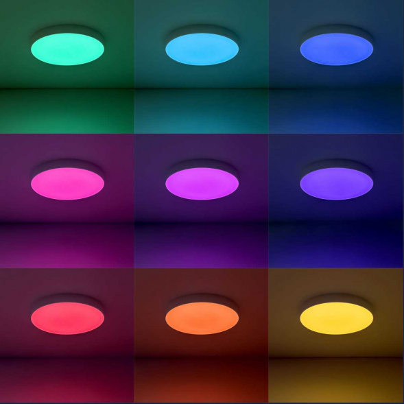 Потолочный светодиодный светильник с пультом ДУ Citilux Купер RGB Белый CL72470G0