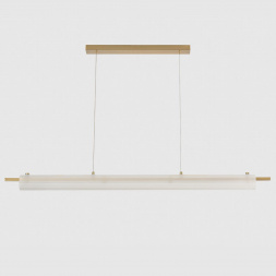 Подвесной светодиодный светильник Crystal Lux Tunnel SP40 Led Brass