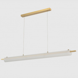 Подвесной светодиодный светильник Crystal Lux Tunnel SP40 Led Brass