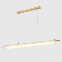 Подвесной светодиодный светильник Crystal Lux Tunnel SP40 Led Brass