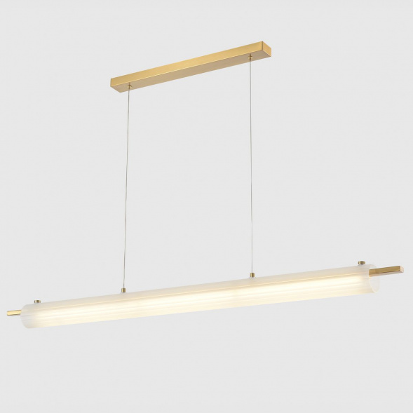 Подвесной светодиодный светильник Crystal Lux Tunnel SP40 Led Brass