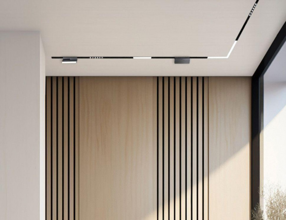 Трековый светодиодный светильник Italline IT012-5023 black 3000K