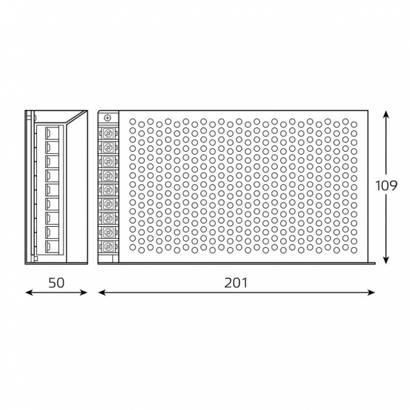 Блок питания Gauss 250W 12V IP20 BT507