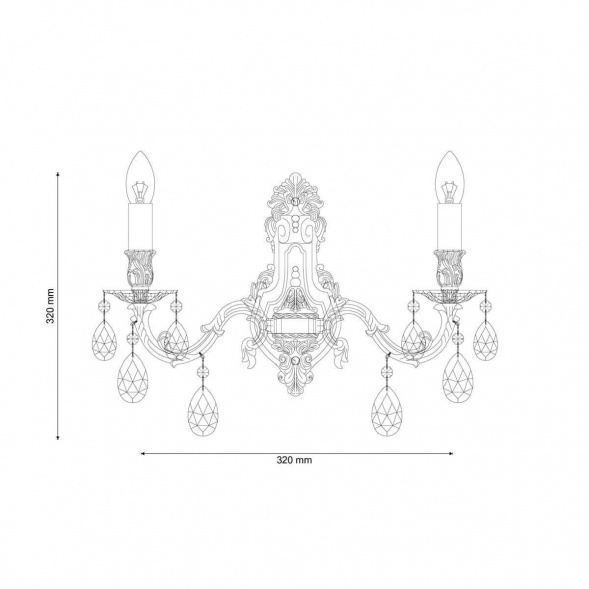 Бра Lucia Tucci Firenze W141.2 Antique