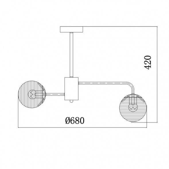 Потолочная люстра Escada Twilight 646/6P
