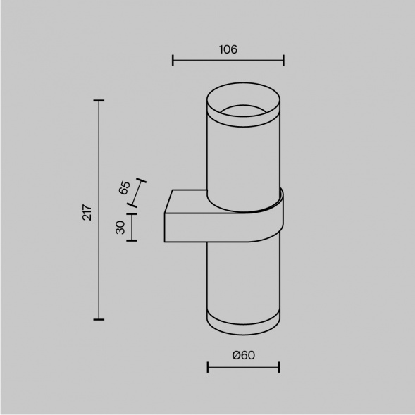 Бра Maytoni Technical Focus Design C069WL-02MG
