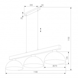 Подвесной светильник TK Lighting 4710 Oslo