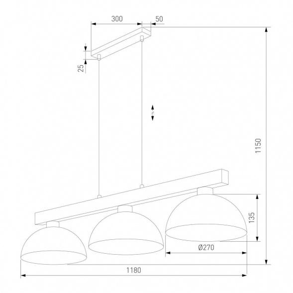 Подвесной светильник TK Lighting 4710 Oslo