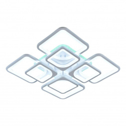 Потолочная светодиодная люстра Reluce 11005-0.3-4+4RGB WH(RGB)