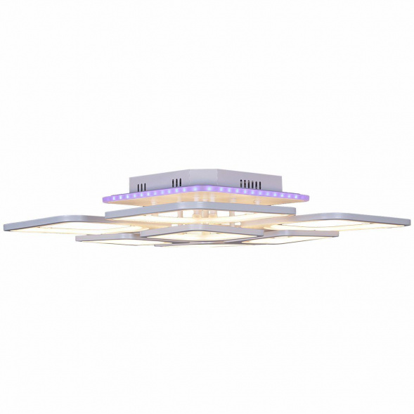 Потолочная светодиодная люстра Reluce 11005-0.3-4+4RGB WH(RGB)