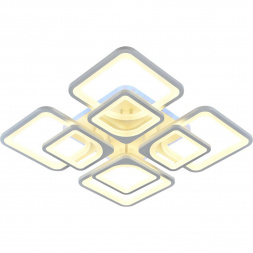 Потолочная светодиодная люстра Reluce 11005-0.3-4+4RGB WH(RGB)