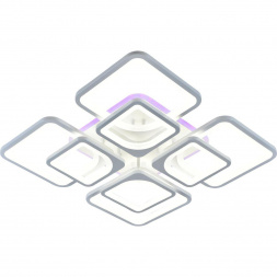 Потолочная светодиодная люстра Reluce 11005-0.3-4+4RGB WH(RGB)