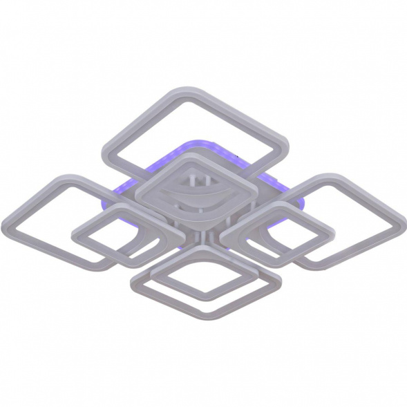 Потолочная светодиодная люстра Reluce 11005-0.3-4+4RGB WH(RGB)