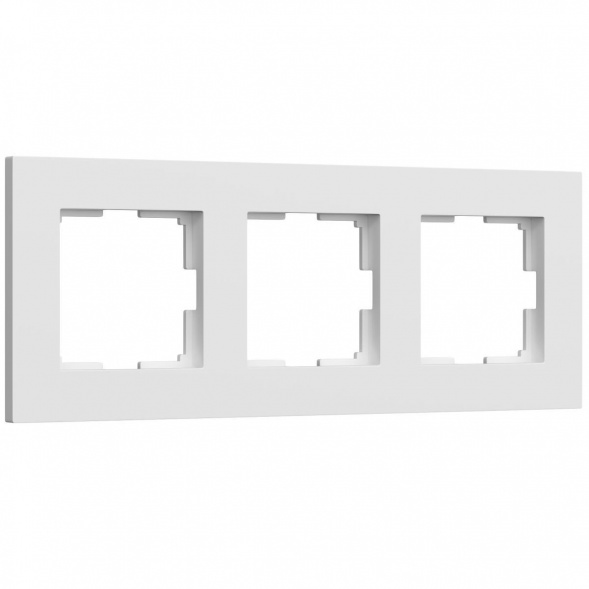 Рамка Werkel Slab на 3 поста белый матовый W0032961 4690389193439