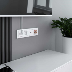 Розетка HDMI Werkel белый W1186001 4690389155543