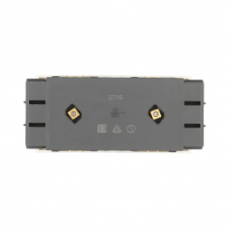 Розетка LK Studio двойная с з/к и защитными шторками, 16 А, 250 В, под углом 45 градусов (белый) LK45 851704-1