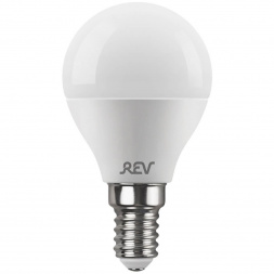 Лампа светодиодная REV G45 Е14 7W 2700K теплый свет шар 32340 2