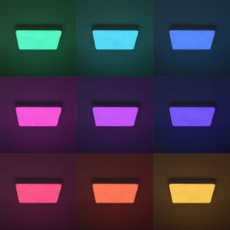 Потолочный светодиодный светильник с пультом ДУ Citilux Купер RGB Белый CL724K95G0