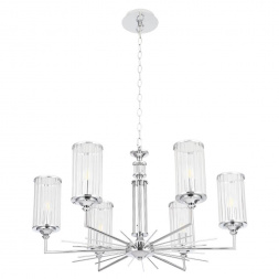 Подвесная люстра Crystal Lux Gloria SP6 Chrome