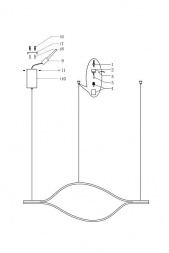 Подвесной светодиодный светильник Imperium Loft Tape Light 149481-49