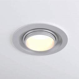 Встраиваемый светодиодный светильник Elektrostandard 9919 LED 10W 4200K серебро a052461