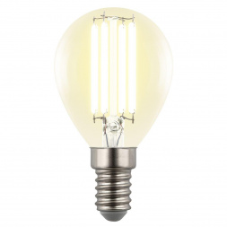 Лампа светодиодная Uniel E14 4W 3000K прозрачная LED-G45-4W/3000K/E14/CL GLY01TR UL-00011938