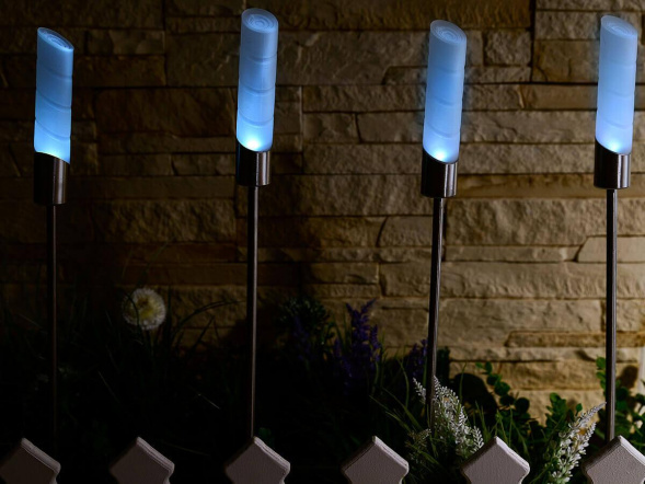 Светильник на солнечных батареях Uniel Modern USL-M-026/MM590 Flambeau 08674