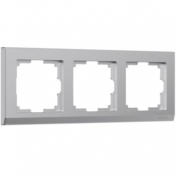 Рамка на 3 поста Werkel Stark серебряный W0031806 4690389161858