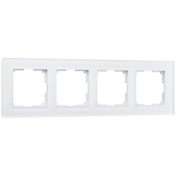 Рамка на 4 поста Werkel Favorit белый матовый W0041105 4690389159930