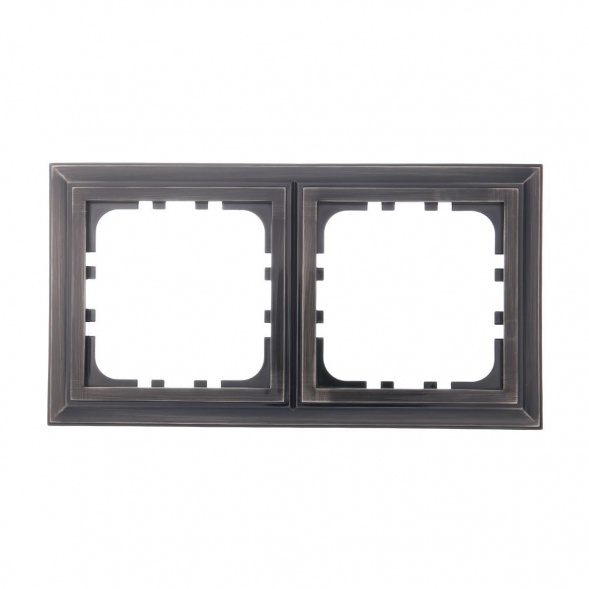 Рамка LK Studio 2-постовая (бронза-электро) CLASSIC 894227-1