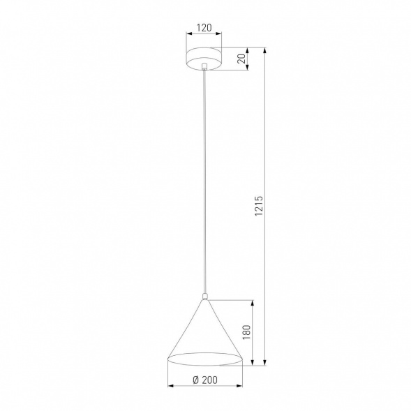 Уличный подвесной светодиодный светильник Elektrostandard Bevel 35184/H a068472