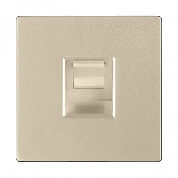 Розетка Werkel Ethernet RJ-45 шампань W1181011 4690389157479