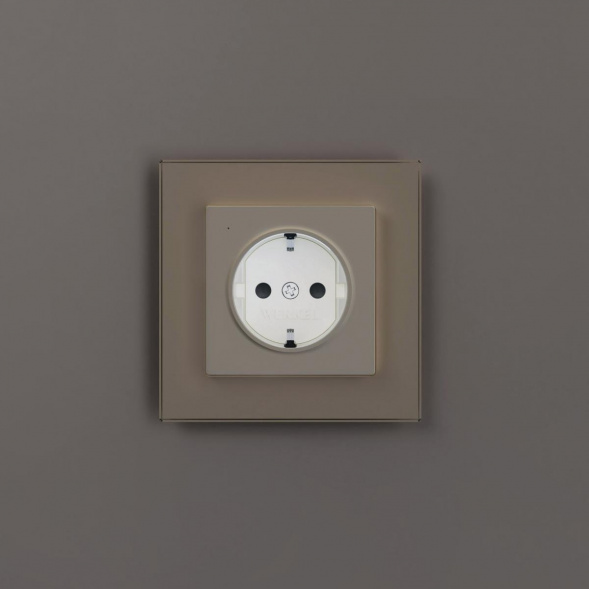 Розетка с подсветкой Werkel айвори a069610