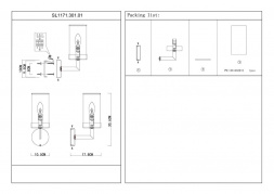 Бра ST Luce Masine SL1171.301.01