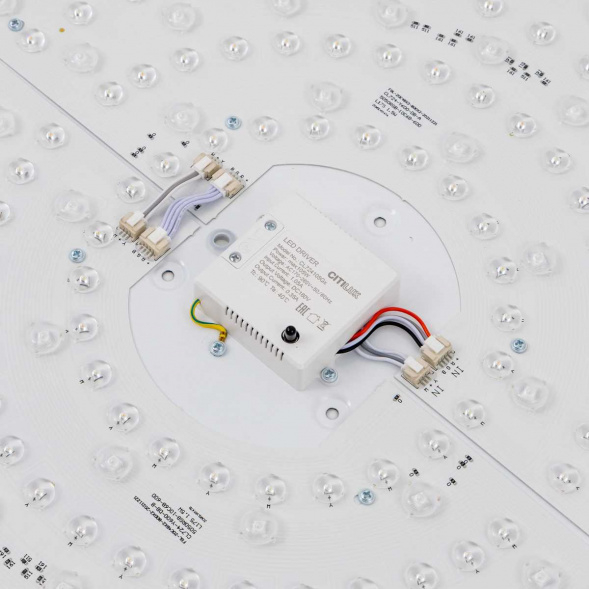 Потолочный светодиодный светильник с пультом ДУ Citilux Купер RGB Черный CL724105G1