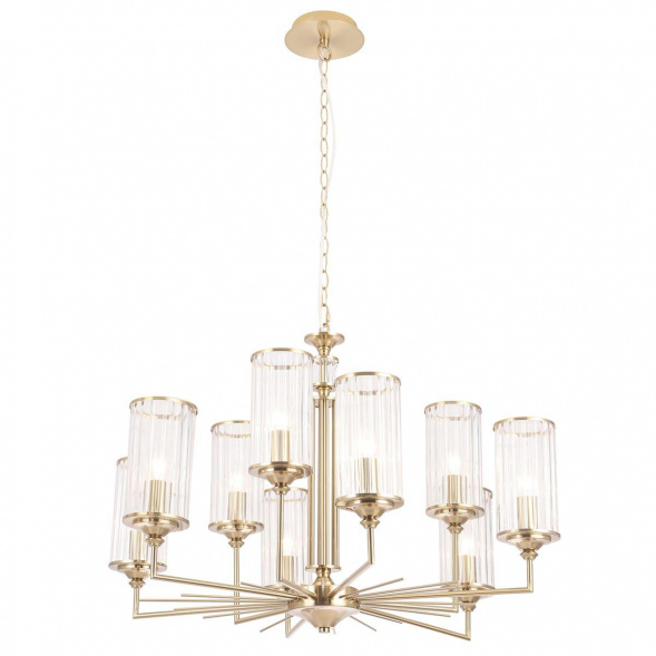 Подвесная люстра Crystal Lux Gloria SP9 Brass