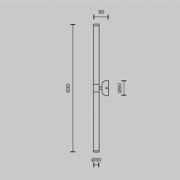 Подсветка для зеркал Maytoni Axis MOD106WL-L16G3K