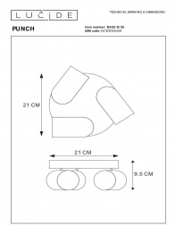 Спот Lucide Punch 13958/13/30