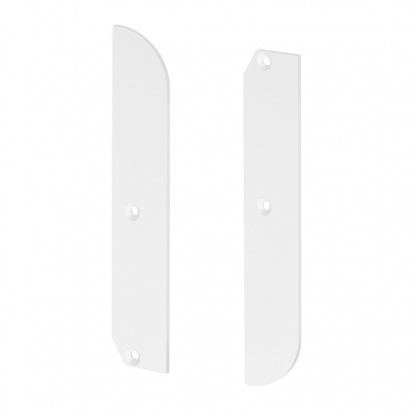 Заглушка Arlight Plintus-H80 White 046159