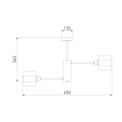 Потолочная люстра Eurosvet Arcada 70127/6 хром