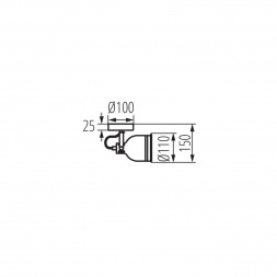 Спот Kanlux DERATO EL-1O W-SR 35641