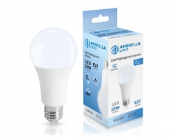 Лампа светодиодная Лон A65 25W 6400K Ambrella light Bulding 652506