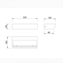 Настенный светодиодный светильник Mantra Altea 8093
