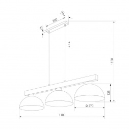 Подвесной светильник TK Lighting 4712 Oslo