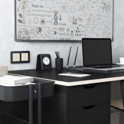 Рамка Werkel Platinum на 2 поста черный алюминий W0022608 4690389184451