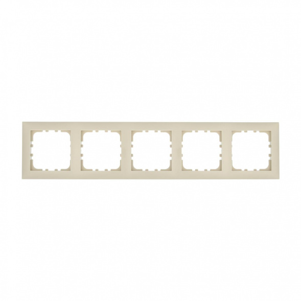 Рамка LK Studio 5-постовая (бежевый) LK60 864501-1