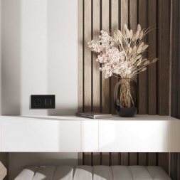 Рамка Werkel Slab на 2 поста черный матовый W0022908 4690389193378